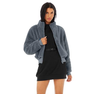 China 2021 Winter Women Clothing Ladies Anti-wrinkle Short Coats Zipper Faux Fur Fleece Jacket Fluffy Winter Coat For Women for sale