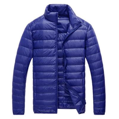 China OEM Windproof Mens Quilted Winter Jacket Lightweight Crop Plus Size Padded Jacket Casual Zipper for sale