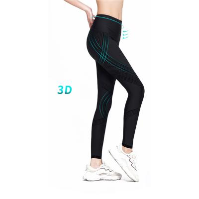 China High Quality QUICK DRY Factory Waist Yoga Pants Stretch Breathable Four Way Stretch High Outlet Gaiters for sale