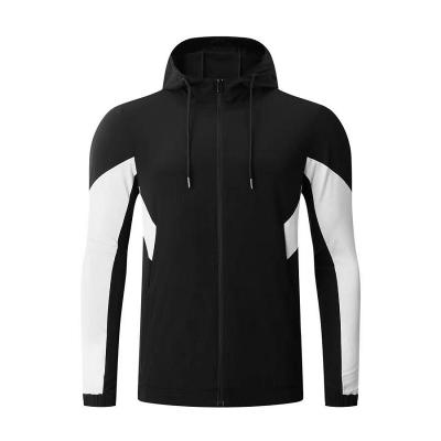 China Wholesale QUICK DRY Mens Factory Outdoor Jackets Black Hooded Sports Windproof Jackets For Men for sale