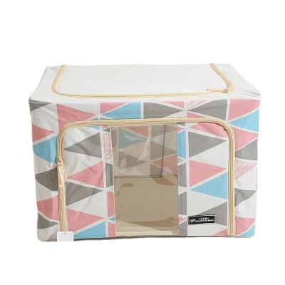 China Multifunctional Viable Canvas Folding Storage Bags, Storage Boxes for sale