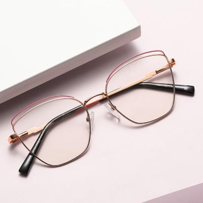 China Fahion 2021 Wholesale Women Optical Glasses Sight Anti-blue Light Eye Glasses For Women for sale