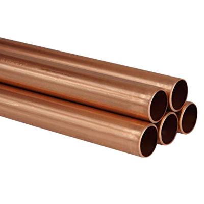 China Water tube copper tube factory price copper tube air conditioner and refrigeration equipment seamless copper pipe for sale