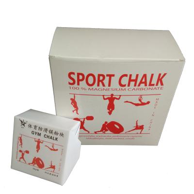 China Improve Grip Factory Outlet Gym Magnesium Carbonarte Chalk Block 56g For Free Weight Training for sale