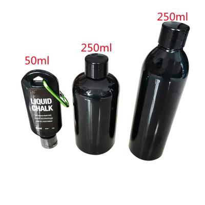 China Customized Black Logo Retailer High Quality Gym Alcohol Magnesium Liquid Chalk 50ml for sale