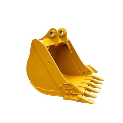 China Construction material shops the front part of the excavator is equipped with pc300-71.6 square rock bucket and reinforced thickened earth bucket for sale