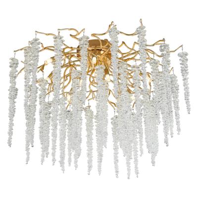 China Factory direct aluminum aluminum gold finish modern design style tree branch chandelier for sale