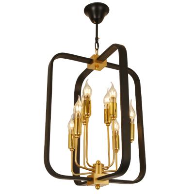 China Modern Professional Manufacture Vintage Chandelier Dining Room Cheap Luxury Black Minimalist for sale