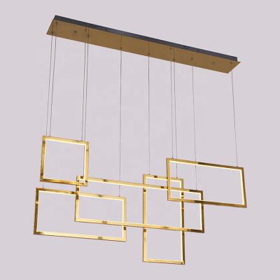 China Modern Design Stainless Steel Led Lamp Lighting Nordic Modern Light Pendant Light Living Room for sale