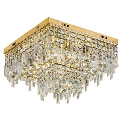 China Classic Ceiling Modern Square Crystal Lamp Style Shape Recessed Light for sale