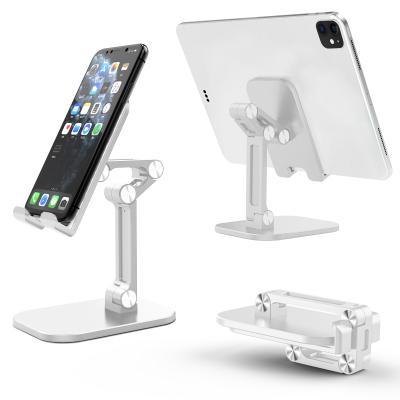 China Fasion 2020 Accessories Adjustable Mobile Phone Tablet Mobile Universal Desktop Aluminum Stand Holder Cell Phone Holder for sale