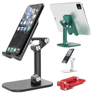 China Latest Phone 2022 Lazy Angle Mobile Phone Tablet Stand Foldable Lazy Stand Popular Portable Adjustable Stand Desk for sale