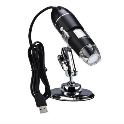 China Aluminum Alloy 3 in 1 High Digital 1600x USB Microscope Endoscope Camera USB Microscopio Magnifier for sale