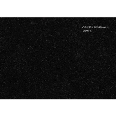 China Modern Polish Kitchen Countertops Granite Slabs Chinese Black Galaxy Black Via Lactea Granite Stone for sale