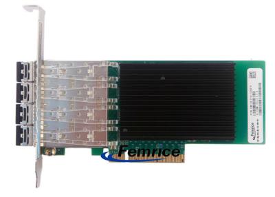 China Femrice 10Gbps Quad Port Gigabit Ethernet PCIe x8 Server Adapter Intel X710 Gigabit Controller Network Interface Card for sale