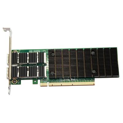 China Femrice 100G 2 Ports Ethernet PCI-e Slots x16 Data Center Bridging Server Card Intel E810CAM2 Controller Server Lan Card for sale