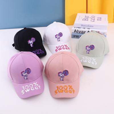 China Stock Verified Manufacturer Children Summer Sun Hat Kids Boys Girls Outdoor Sports Baseball Caps for sale