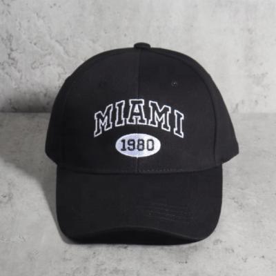 China Wholesale Black Running Hat Custom Embroidery Cotton Baseball Unisex Sports Stock Inventory Manufacturer Hats Caps Manufacturer for sale