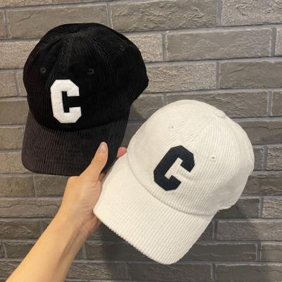 China Common Stock Manufacturer Custom Corduroy Dad Flex Hats In Los Angeles 6 Panel Embroidery Wholesale High Quality Logo for sale