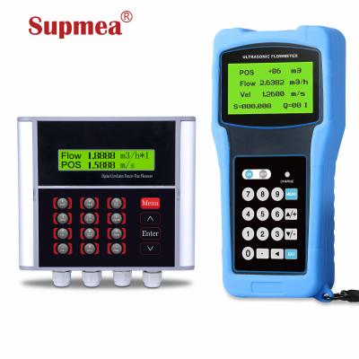 China Liquid Handheld Ultrasonic Flow Meter Digital Output Flow Meter Online Measurement for sale