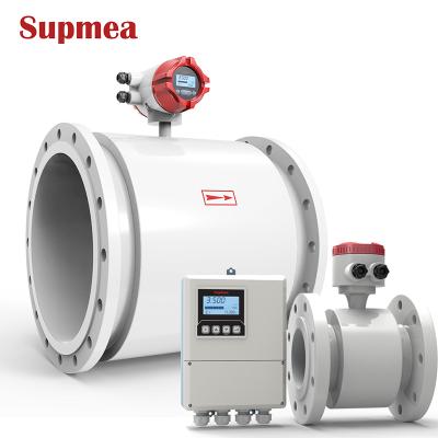 China Low Price Carbon Steel Electromagnetic Flow Meter Smart Digital Transmitter Output Electromagnetic Flow Sensor for sale