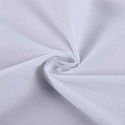 China Bed Sheet Anti-static Textile Material Bleached Microfiber Fabric Woven 100% White Polyester Hotel Fabric In Roll for sale