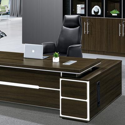 China New Latest Office Furniture Extendable Modern Desk And Workbench Design,CEO Executive L Shaped Multi Purpose Desk for sale