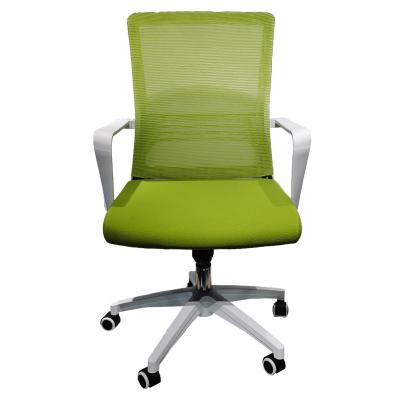 China Other Office Furniture Green Comfortable Low Back Adjustable Removable Office Net Chair for sale