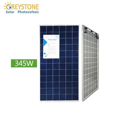 China 72 Cell 345 Watt Aluminum Alloy GREYSTONE Sliver.Anodized Double Glass Solar Water Pump Use OME Clear Backsheet To Accept Solar PV for sale