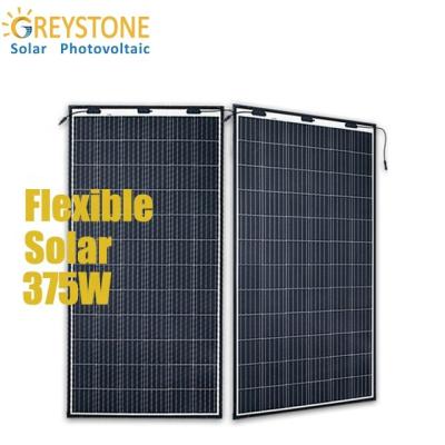 China Class A Lightweight GRAYSTONE 375w High Redemption Rates Flexible Solar Panel for sale