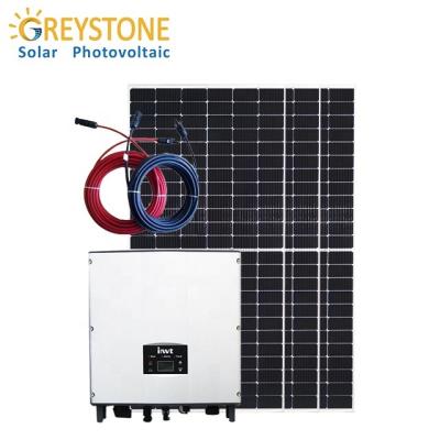 China Home On Grid 5kw Solar System Solar Power System For Home Use Customization Solar Panel for sale