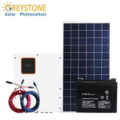 China Home Hybrid Home Power 5KW Solar System With Battery Storage for sale