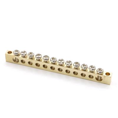 China Bsp Supplier H57 Professional Brass Odm Socket Neutral Bus Bar And Ground Links for sale