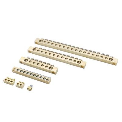 China High Quality TB Brass Copper Connector H57 Longtop Tie Bar Neutral Terminals for sale