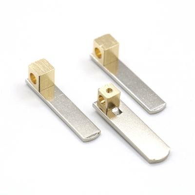 China Nickel Plating Wholesale Breaker China Plug Switch Brass Electrical Socket Pin Parts Bsb for sale