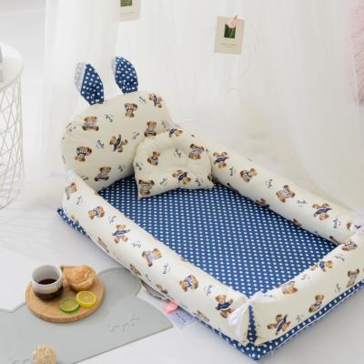 China Modern Perfect for Co Sleeping Baby Cot Cosleeping Cotton Cot Cot Soft Baby Nest for sale