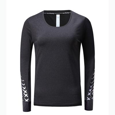 China 2019 Outdoor Women Sale Yoga Women Long Sleeve Top Shirts Breathable Fitness Gym Shirt for sale