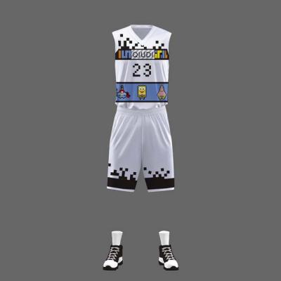 China Breathable Design Your Own Latest Jersey Basketball Style Basketball Uniform New for sale