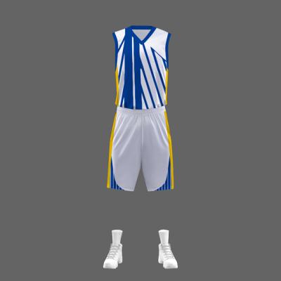 China Breathable Top Quality Full Sublimation Basketball Uniform With Your Own Logo for sale