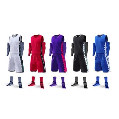 China Breathable 100% Polyester 2019 New Latest Best High Quality Basketball Tank Tops Basketball Uniforms for sale