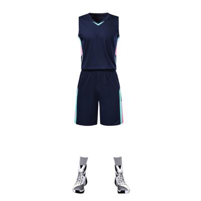 China 2019 Good Quality Mesh New Basketball Jersey Reversible Basketball Uniform Antibacterial Training Vest for sale