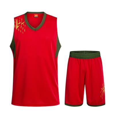 China High Quality Breathable Custom Basketball Uniforms Sublimation Wholesale Blank Basketball Uniforms For Men for sale