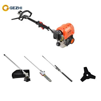 China 4-Stroke GZ-139F-4 4in1 multifunctional garden tools, brush cutter, chainsaw, hedge trimmer, 4-stroke for sale