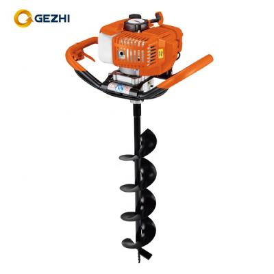 China Portable Gasoline Engine 2 Stroke Anti-skid Handle 51.7cc Earth Drilling Rig Hole Drilling Tool for sale