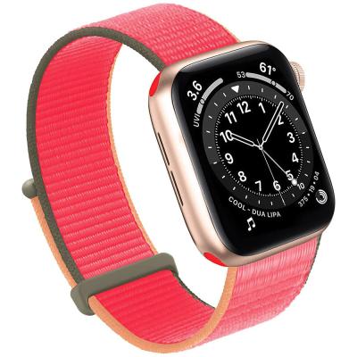 China Water Resistant RiverRock Nylon Watch Band Strap For Apple Watch iwatch Replacement Band Woven Strap Bracelet Man And Woman for sale