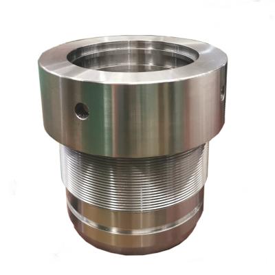 China Vertical Aluminum Custom CNC Turn Machining Service For Large Flange Cylinder for sale