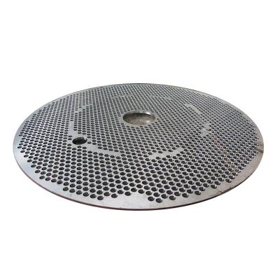 China Refrigeration Parts CNC Machining Heat Exchanger Custom Forged Big Tube Sheet for sale