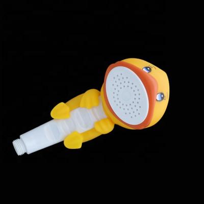 China Free Hand Shower Wall Mounted Cute Cartoon Duck Animals Duck Shower Head For Kids for sale