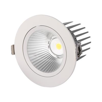 China Modern Hot Selling COB LED Downlight 12W 20W 30W 40W Adjustable Ceiling Wall Spotlight Modern Hot Selling Outdoor Square Recessed Downlight for sale