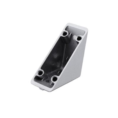 China 310.1800A.01/02 Industrial 4080 Metal 90 Degree Triangle Corner Bracket For 4040 Aluminum Profile 310.1800A.01/02 Slot 8 Rafter for sale